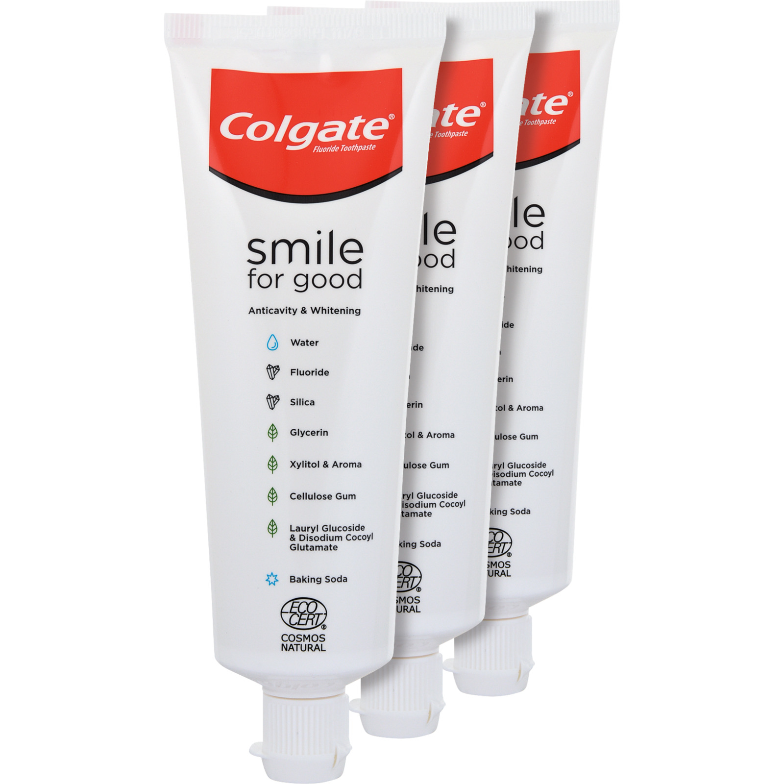 Colgate Zahnpasta Smile for Good Whitening 3 x 75 ml