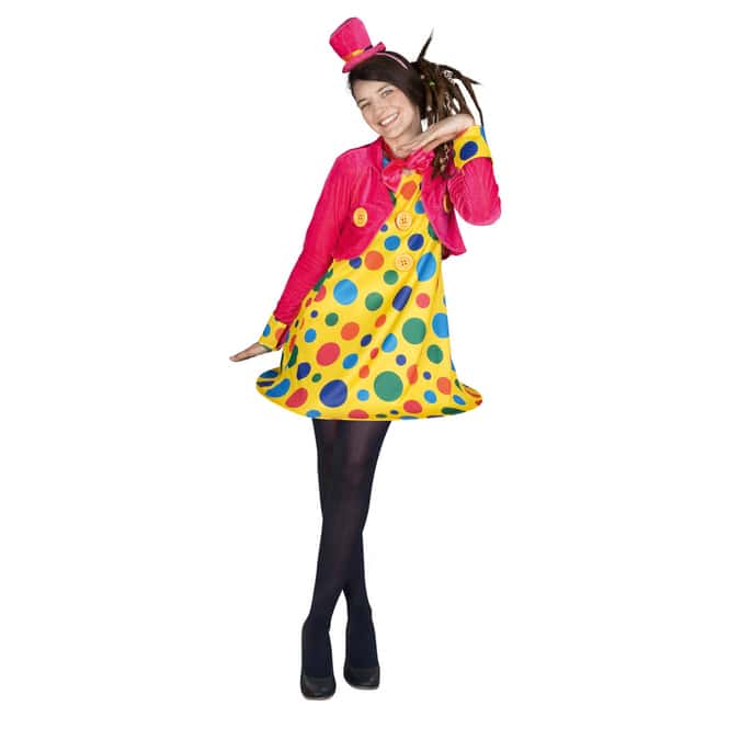 Kostüm - Clown - Dame - 3 teilig - in verschiedenen Größen