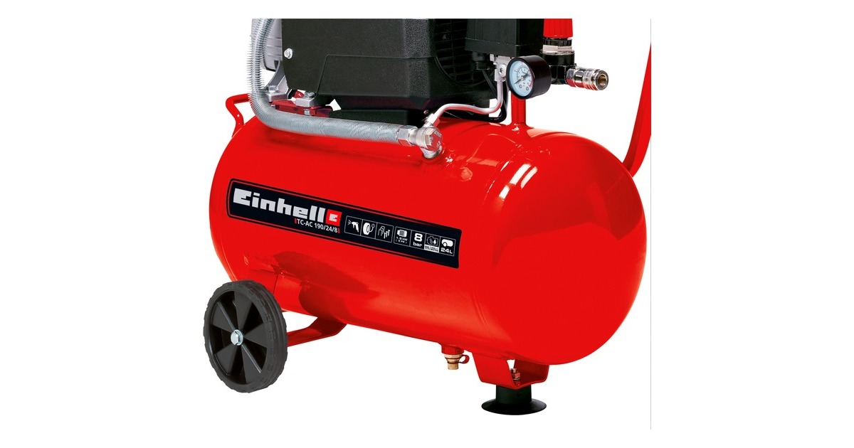 EINHELLCompressor TC-AC 190/24/8  (Rood)