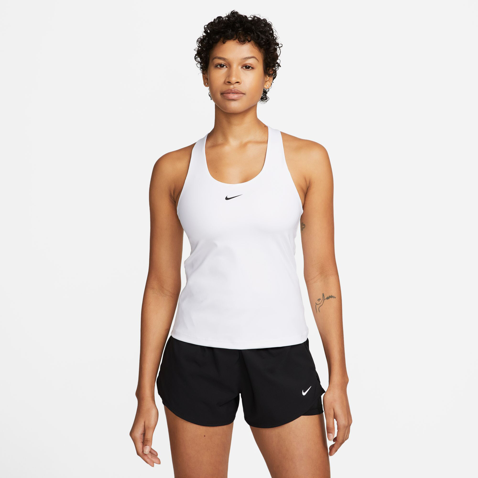 Nike Dri-Fit Swoosh Bra Débardeur Tank Top Femmes - Blanc