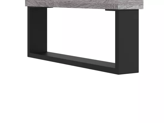 Armoire salle de bain sonoma gris 80x33x60 cm bois d'ingénierie