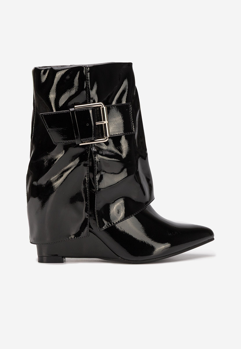 Bottines compensées noires Irinea V2