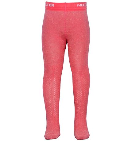 Melton trømpebukser - Pink m. Glimmer/M?nster