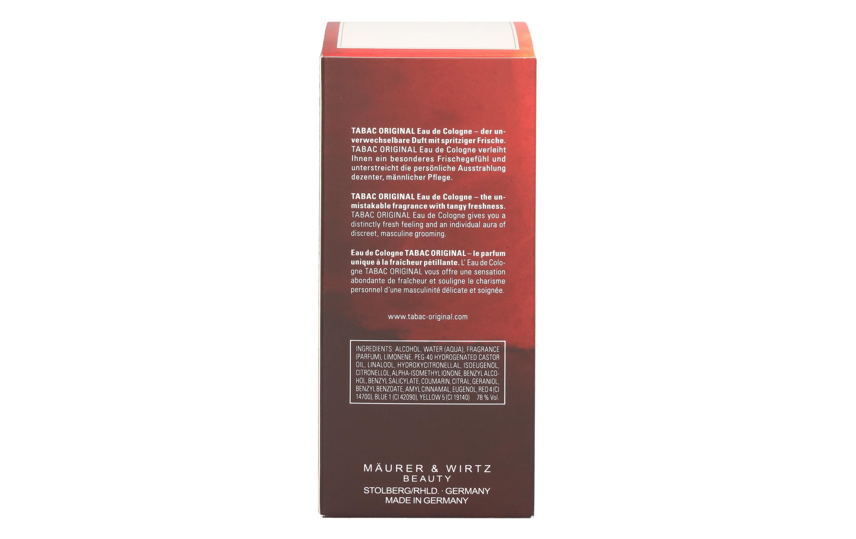 Eau de Cologne Original 100 mlHerb-Würziger Duft für Männer