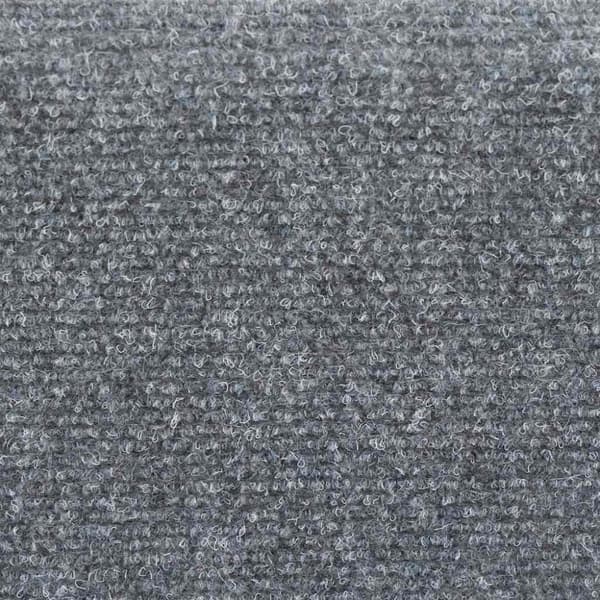 vidaXL Selvklebende trappematter 10 stk lysegrå 56x17x3 cm nålestempel