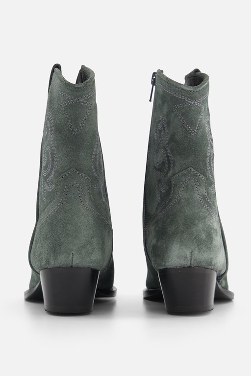 Ann Rocks Cowboylaarzen blauw Suede