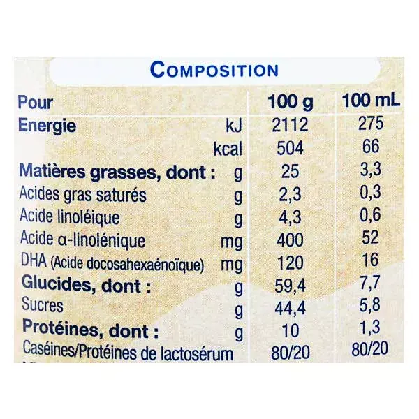 Leite de transição orgânico Novalac, 2ª etapa, 800g