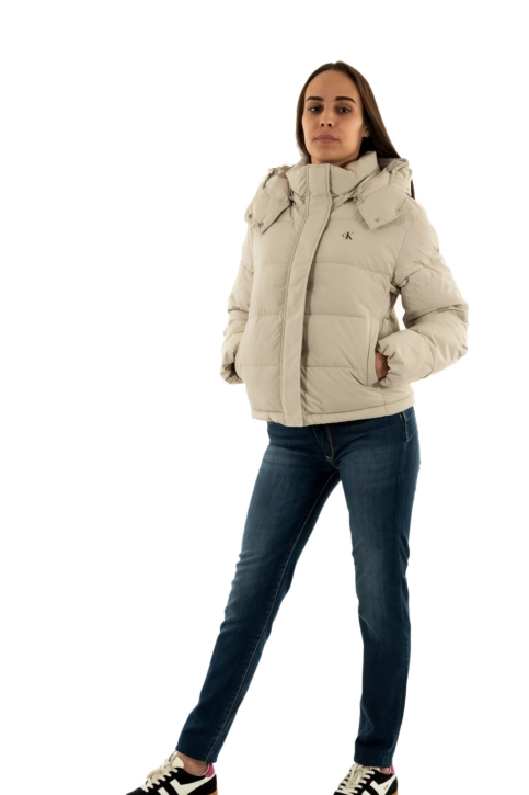 Doudounes calvin klein jeans matte monologo pd7 pelican