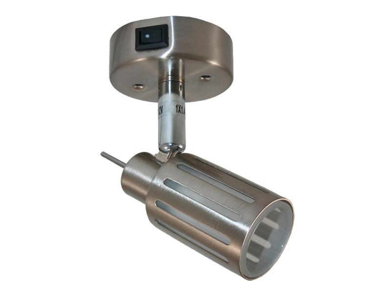 Haba Triton LED Aufbauleuchte mit Schalter Farbe Silber 10 - 15 V
