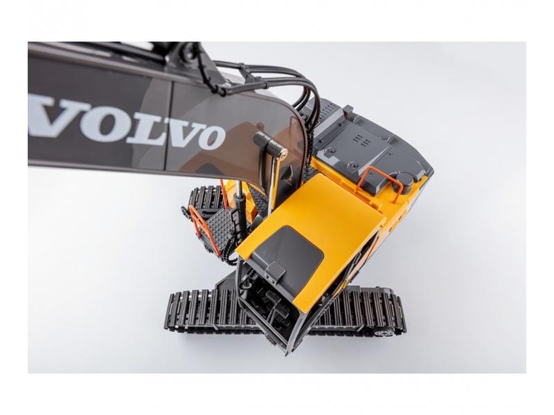 Carson Bagger Volvo 1:16, RTR Voll Funktionsfähiger Volvo Kettenbagger mit 2.4 GHz Fernsteuerung