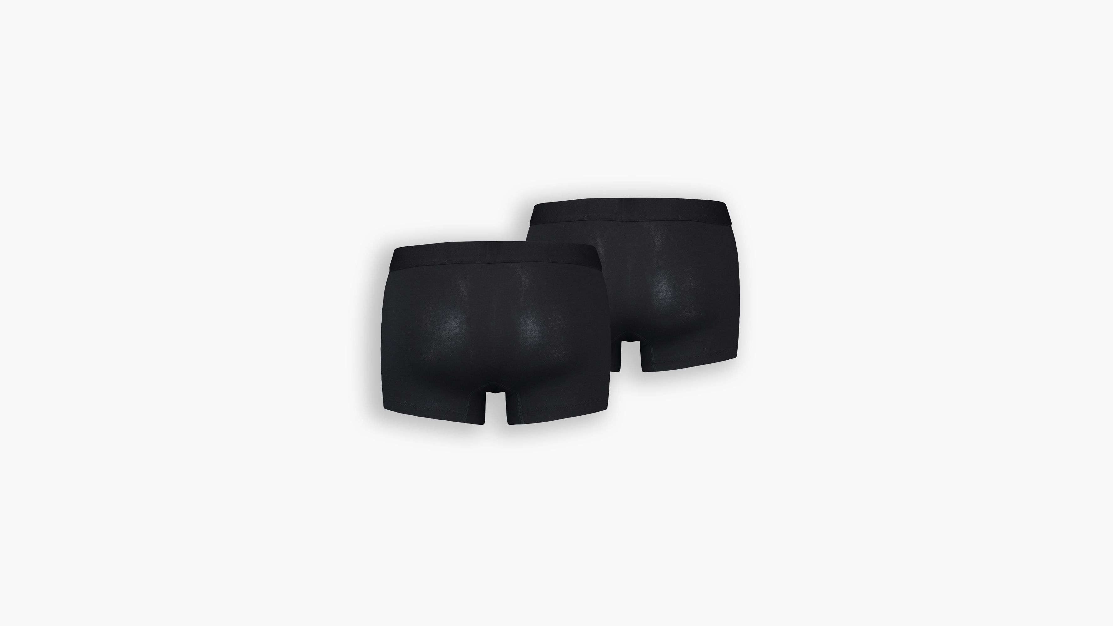 Levi's® Boxers unis coton bio - Lot de 2 - Black - Noir