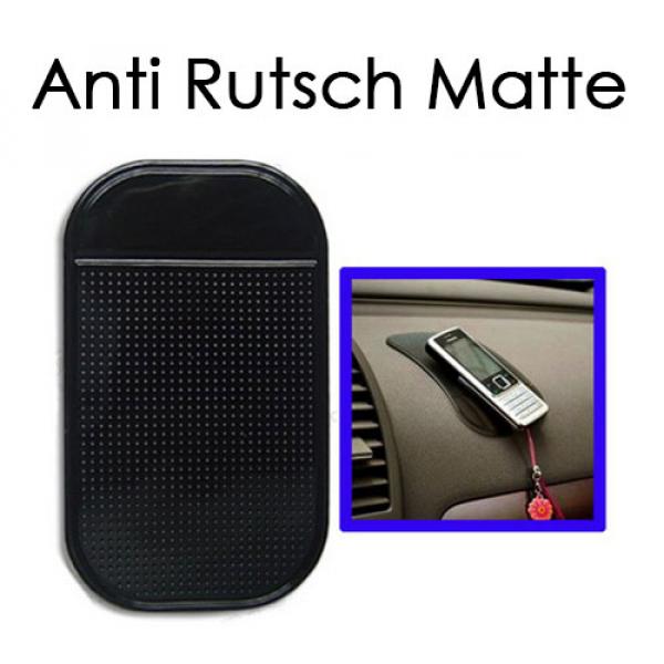 Nano Anti Rutsch Matte - Haftpad für Handys - Schwarz