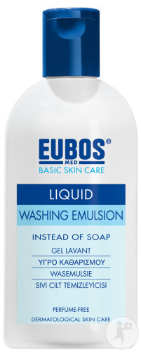 Eubos Savon Liquide Bleu Non Parfumé 200ml