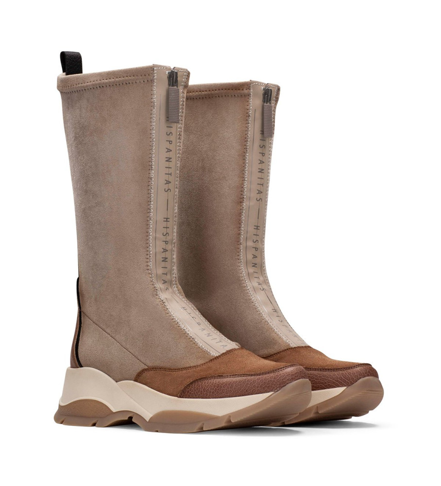 Botas Hispanitas de couro marrom Andes