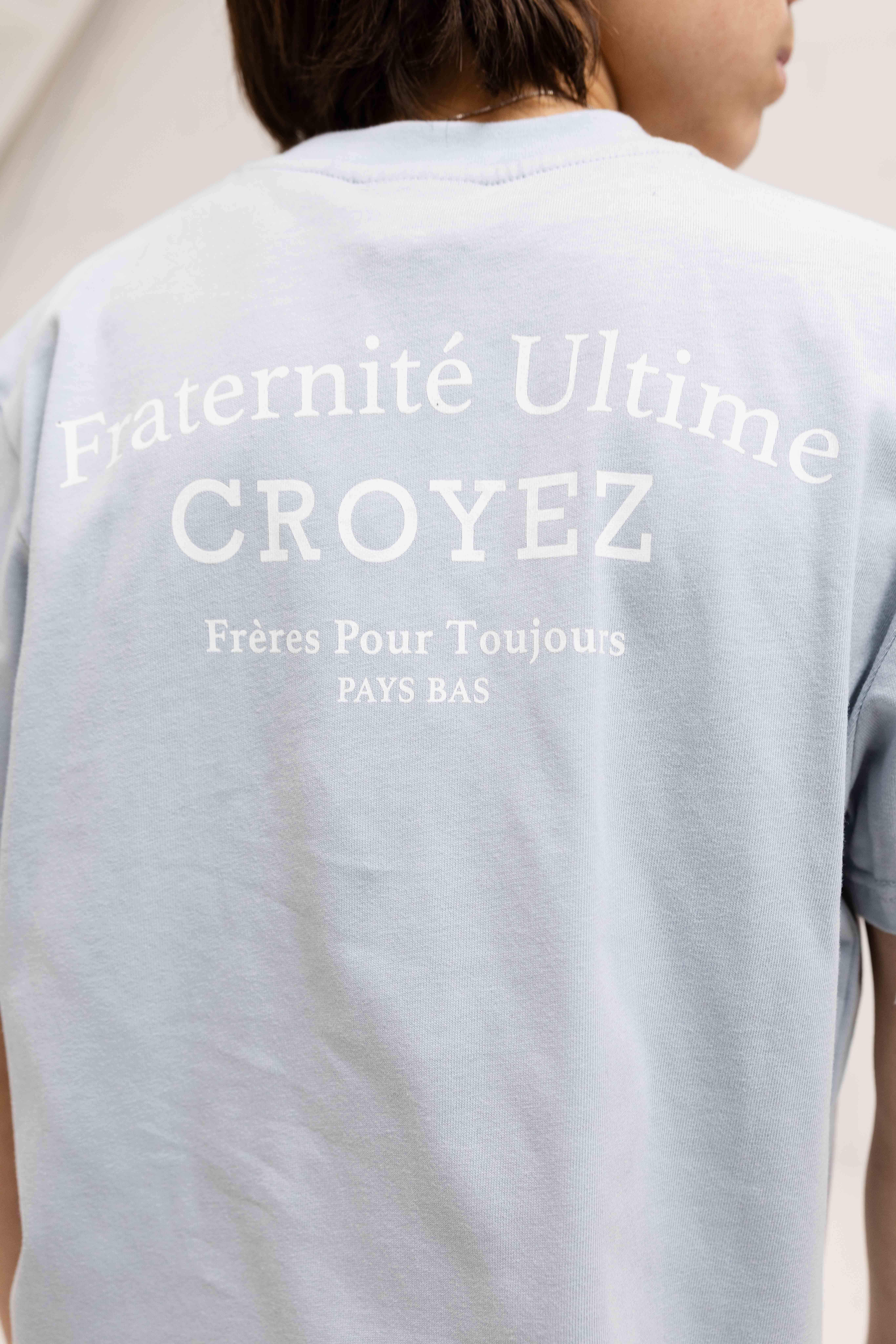 Croyez Mini Fraternité T-Shirt Kids Lichtblauw