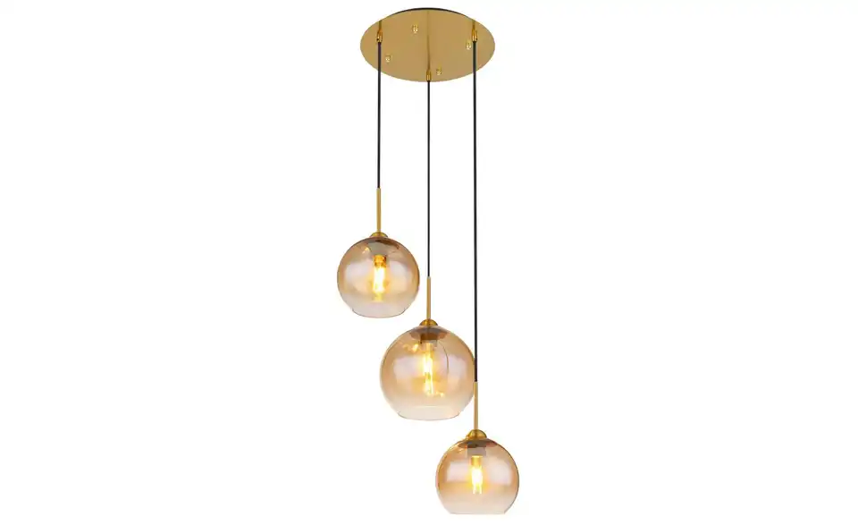 Pendelleuchte 150 cm 3-flammig 43 cm 43 cm