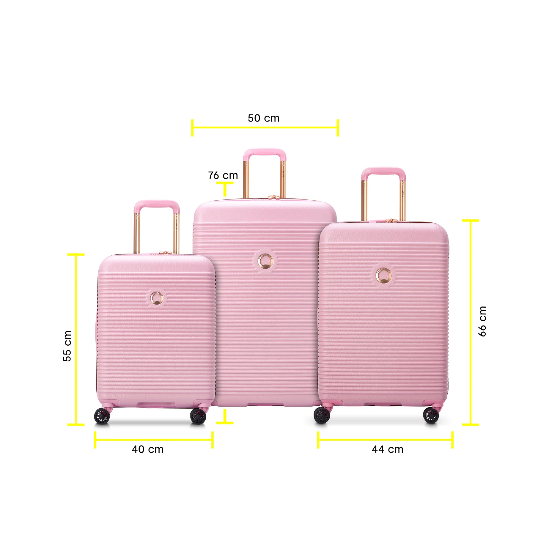 SET - Set 3 Valises (L-76cm) (M-66cm) (S-55cm)