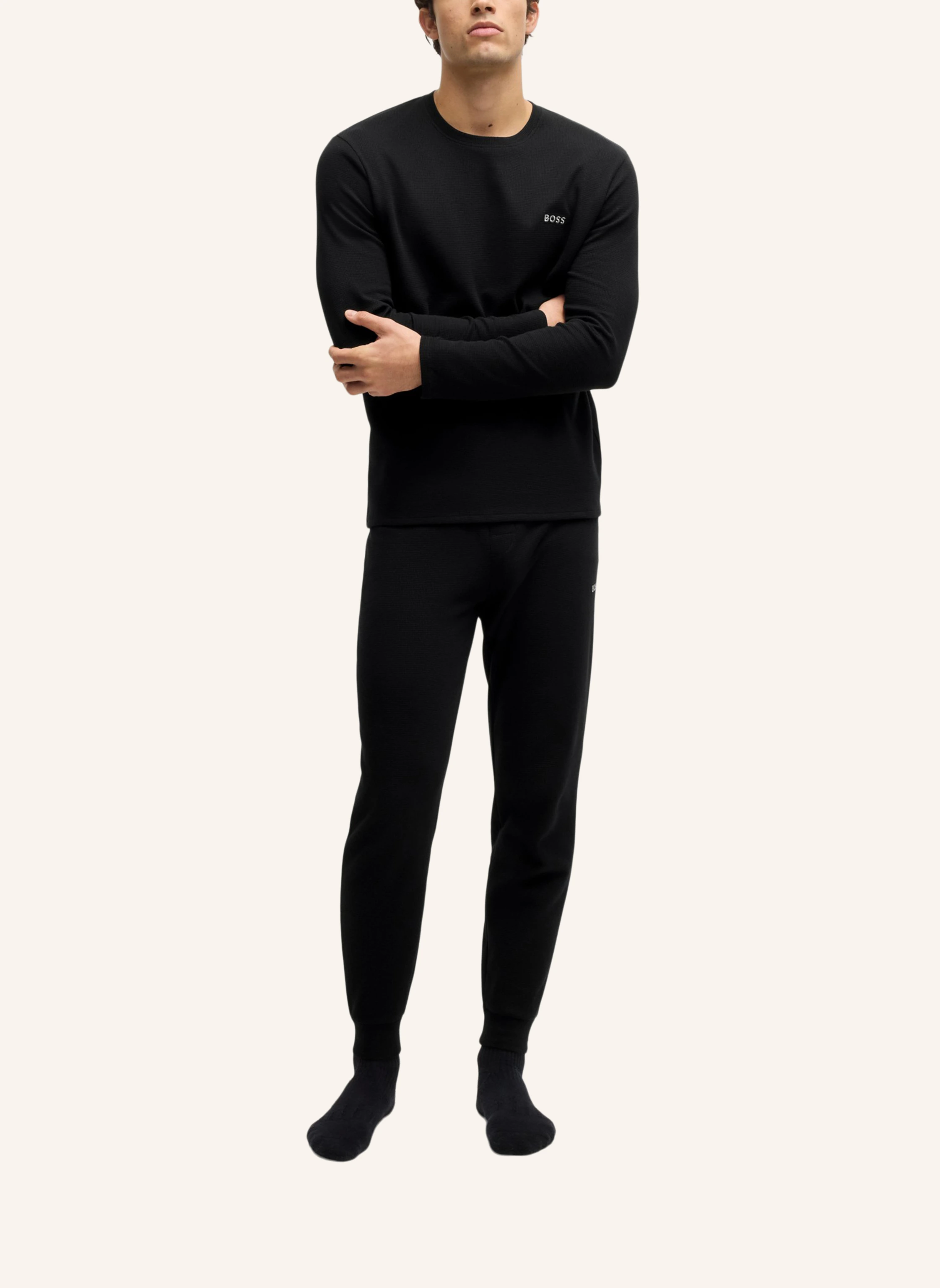 BOSS Pyjamas Unterteil WAFFLE PANTS CUFF
