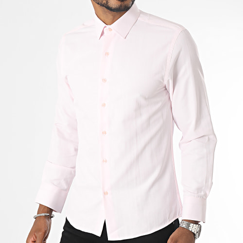 Chemise Manches Longues Rose