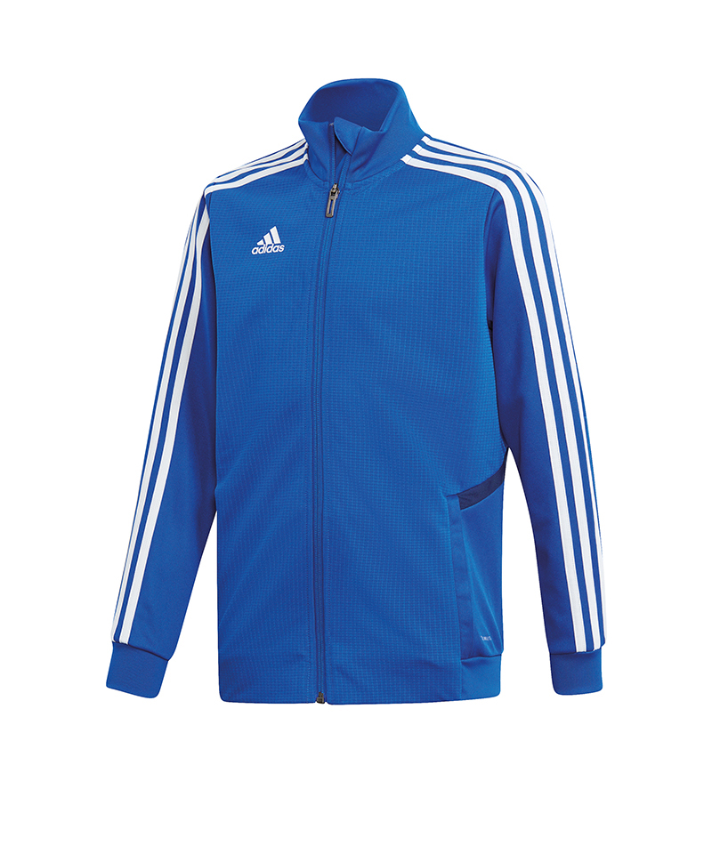 adidas Tiro 19 Trainingsjacke Kids Blau Weiss