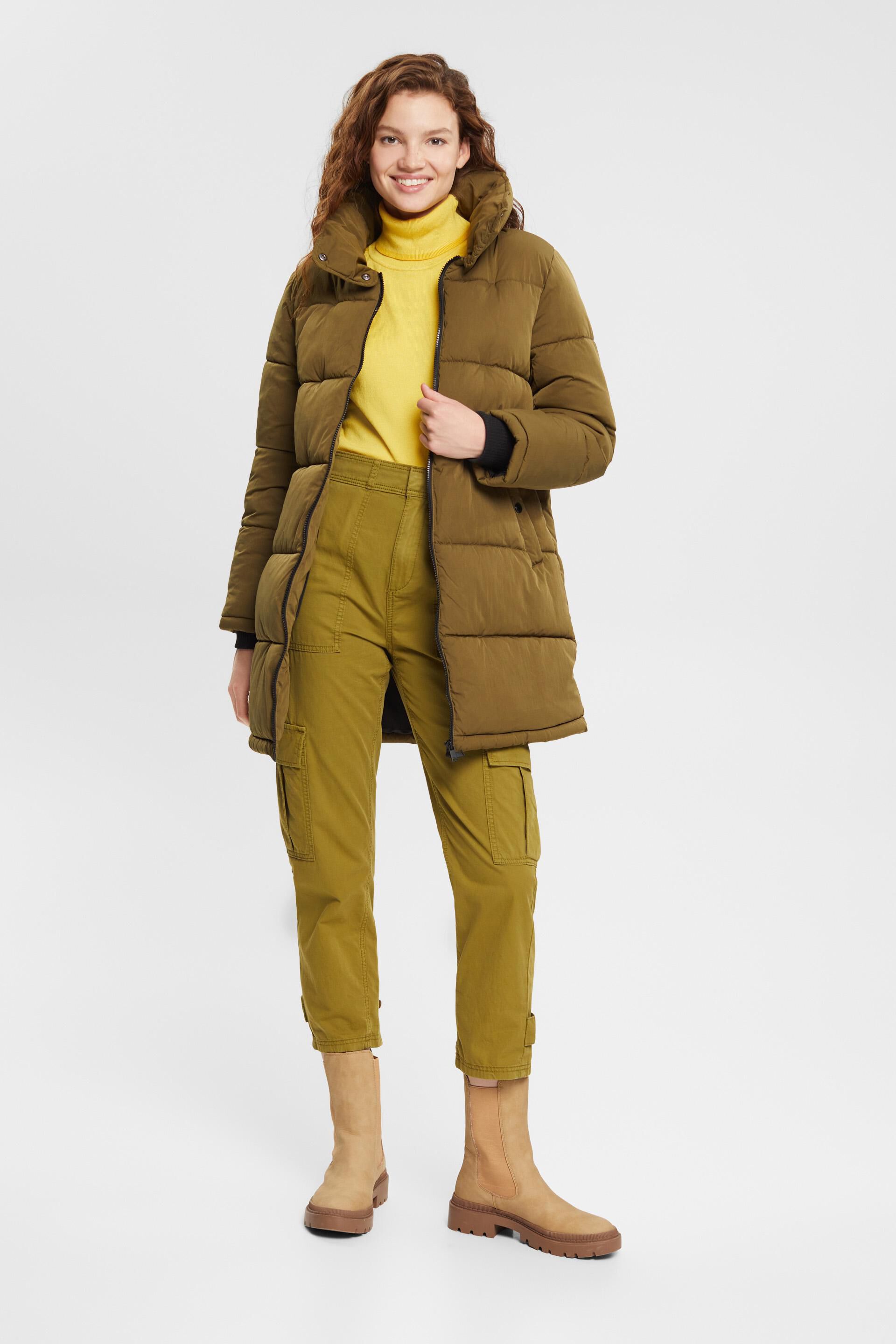 Manteau matelassé à capuche amovible