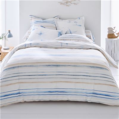 Linge de lit motif bateaux