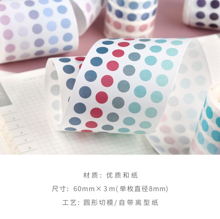 Jun's Journal - Polka Dot Masking Tape