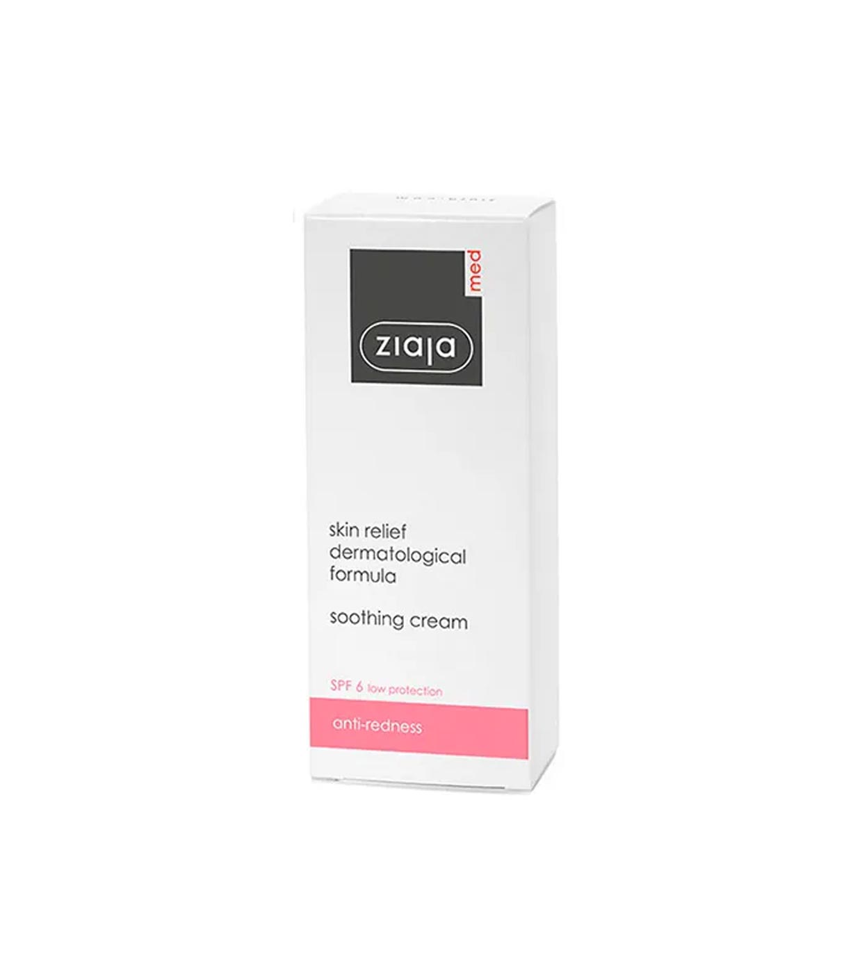 Ziaja Med - Creme facial calmante anti-vermelhidão SPF6