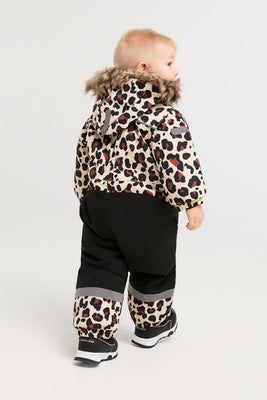 Nordbjørn Igloo Babyvinterdress, Leopardy Rustic Sandshell