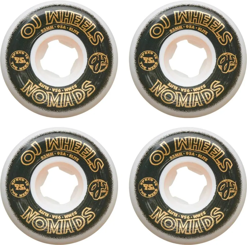 OJ's Elite Nomads 95A Skateboard Hjul 4-Pak | SkatePro