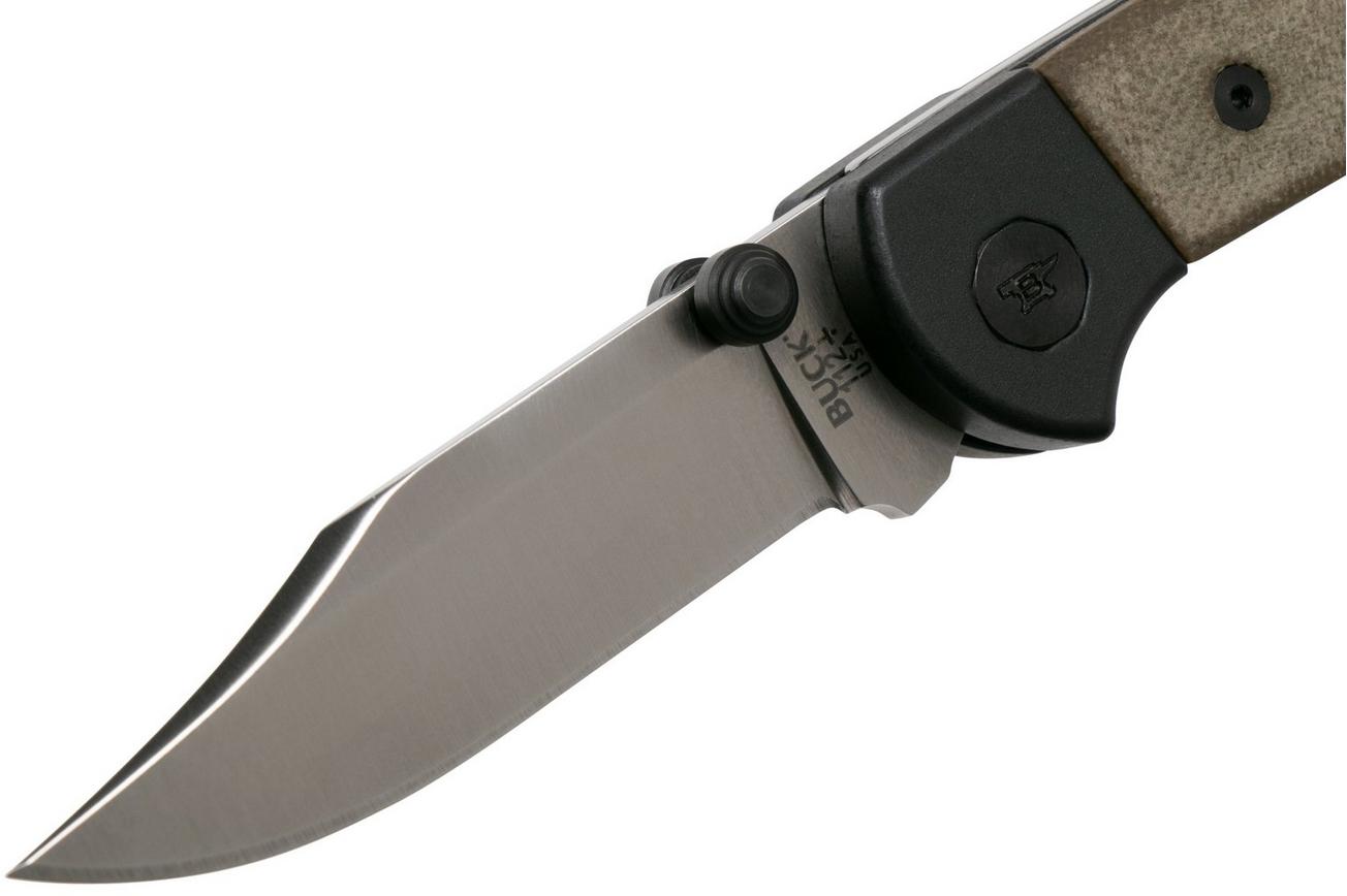Buck 112 Ranger Sport Pro Green Micarta 112GRS5 zakmes