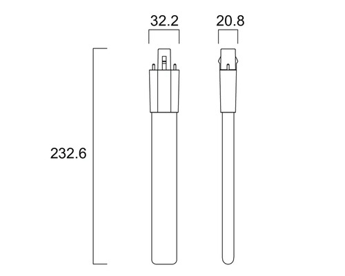 LED-lamp T38 G23/6W(11W) 660 lm 4000 K neutraal wit 840