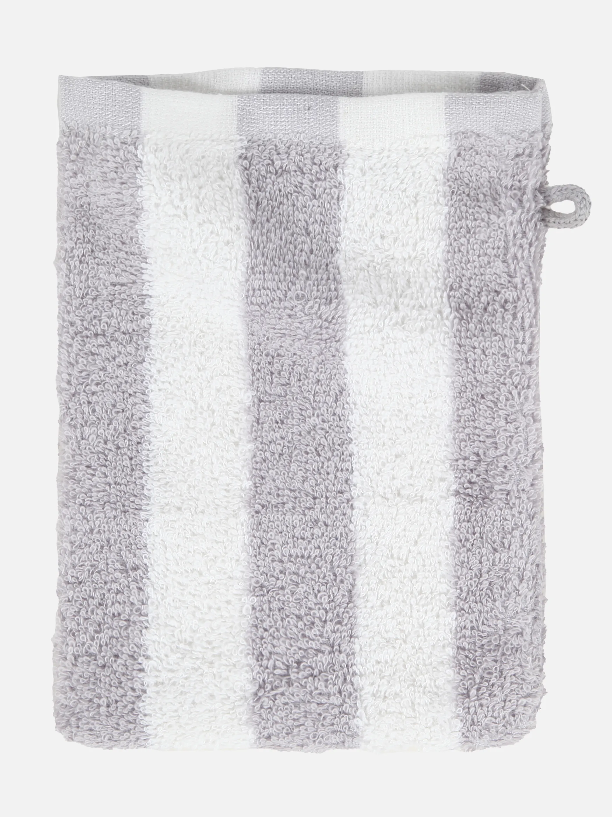 Waschhandschuh gestreift, 15x21cm