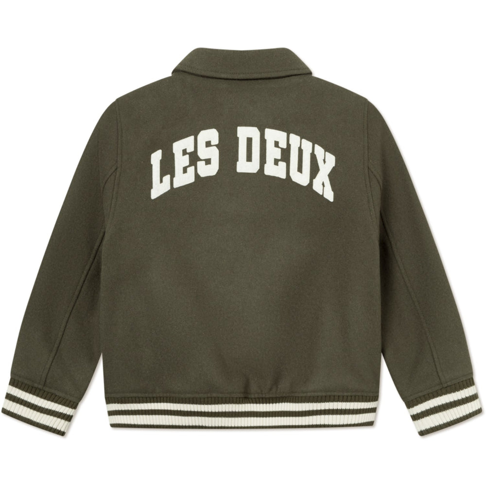 Køb Les Deux Kids Olive Night Felipe Varsity Wool Jacket Kids