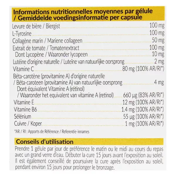 Nutriexpert BronzExpert 30 cápsulas vegetais