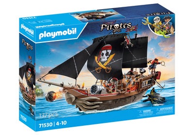 Playmobil 71530 Pirates Byggesett Stort Sjørøverskip