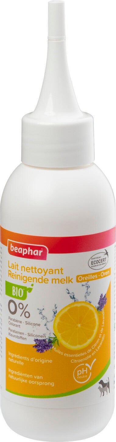 Beaphar oorreiniger Bio Reigende Melk 100 ml