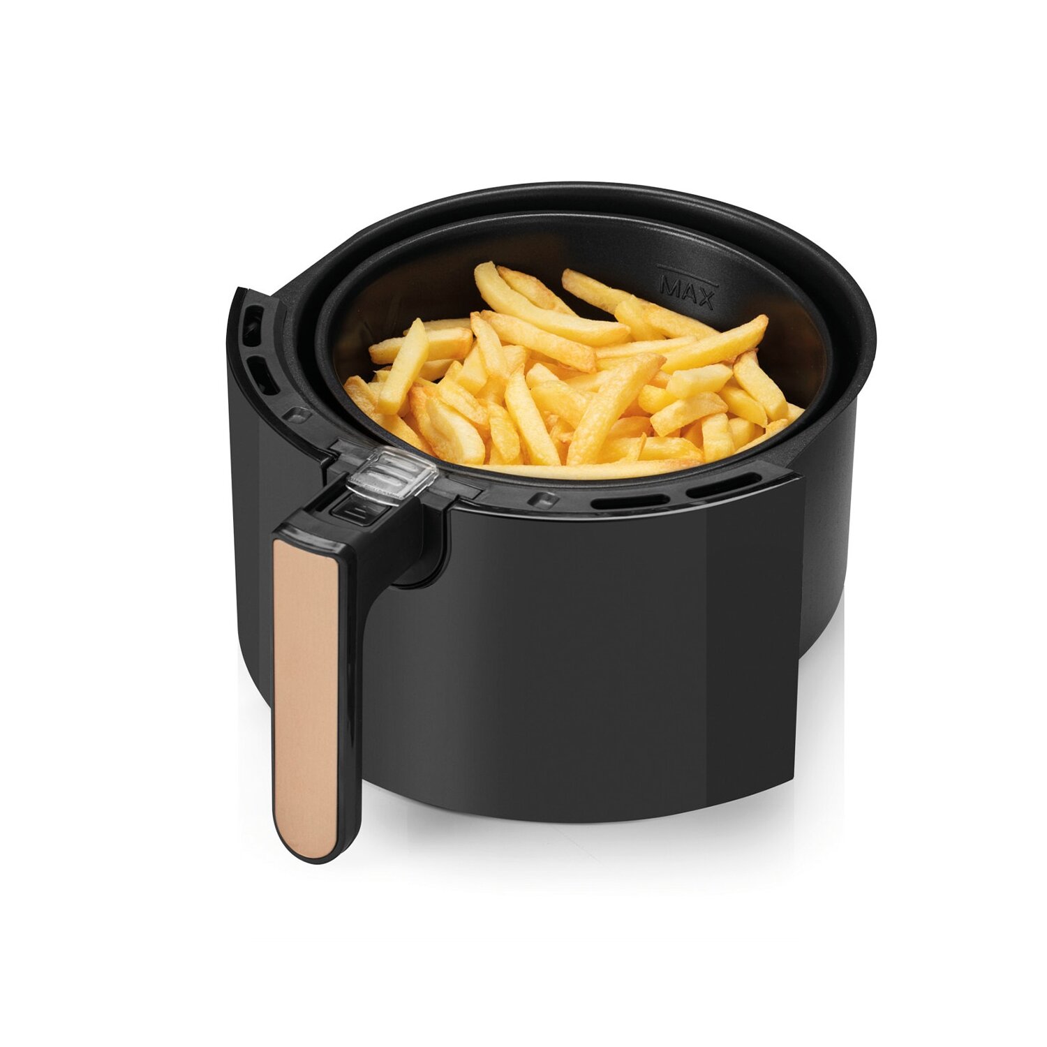 Heißluftfritteuse Air FryerSchwarz/Kupfer