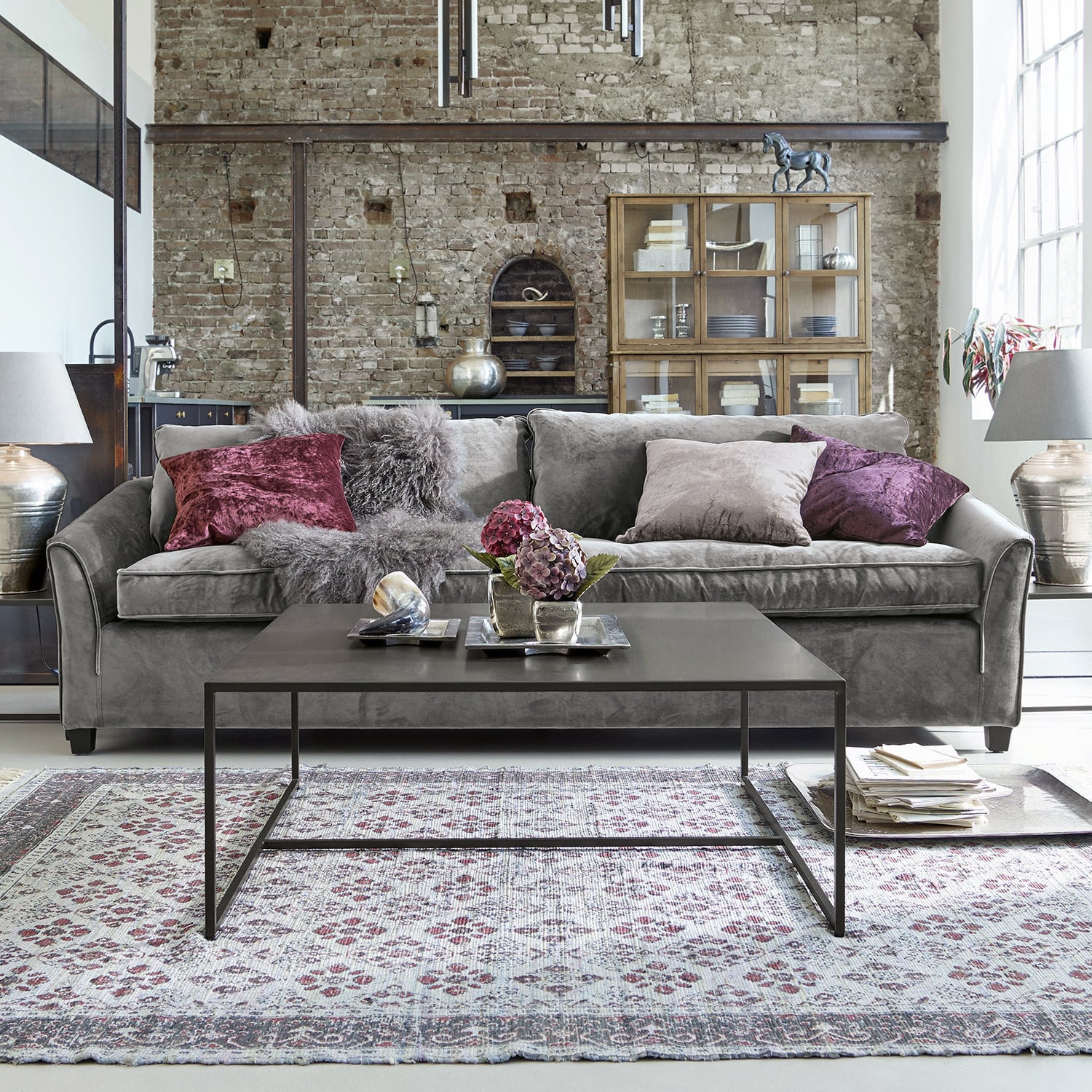 Sofa Lavenham grau