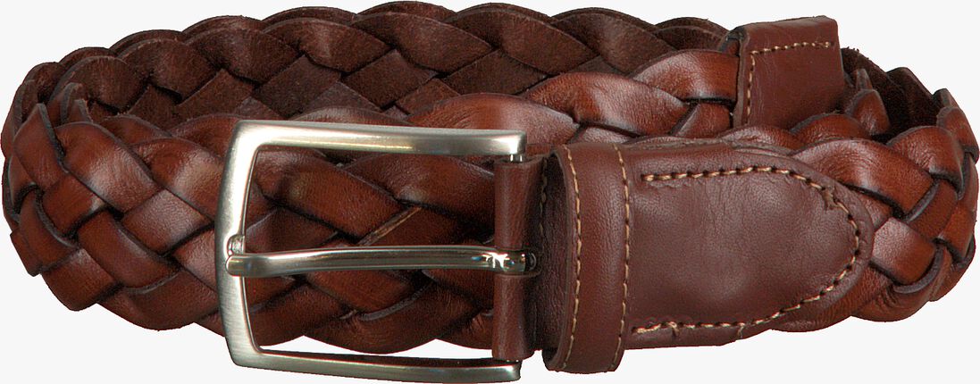 MAZZELTOV cognac mazzeltov riem treccia pelle