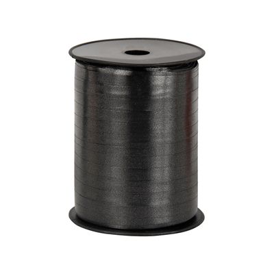 Logistipack - Bolduc brillant - ruban d'emballage 7 mm x 500 m - noir