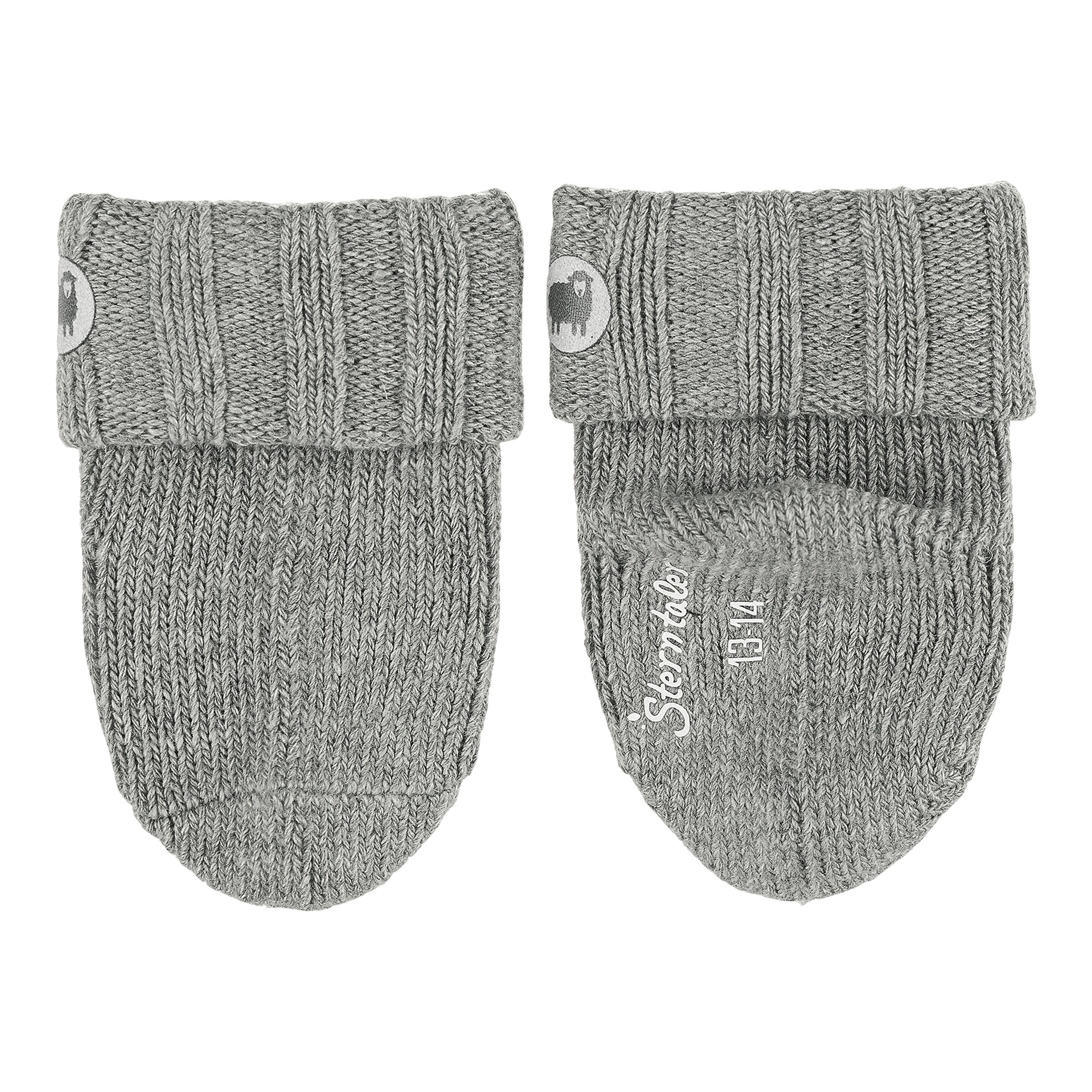 Sterntaler Wollsocken grau