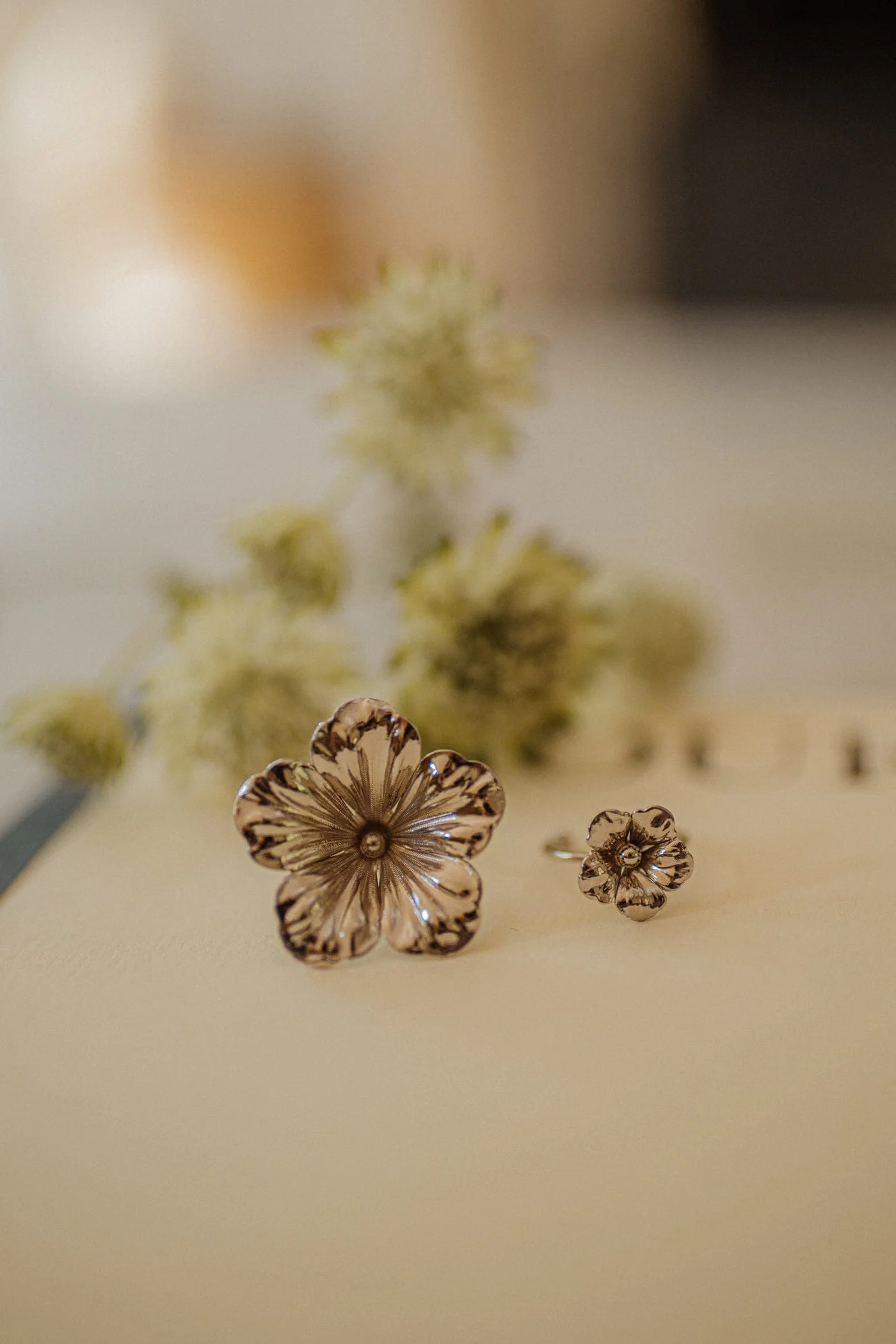 GAÏA - Maxi bague fleur plaqué argent | Argent