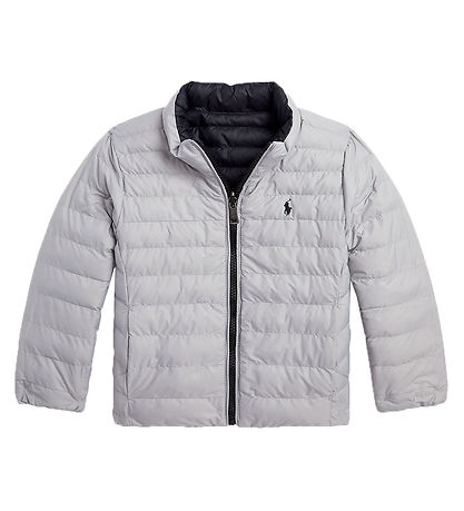 Polo Ralph Lauren Steppjacke - Umkehrbar - Schwarz/Grau