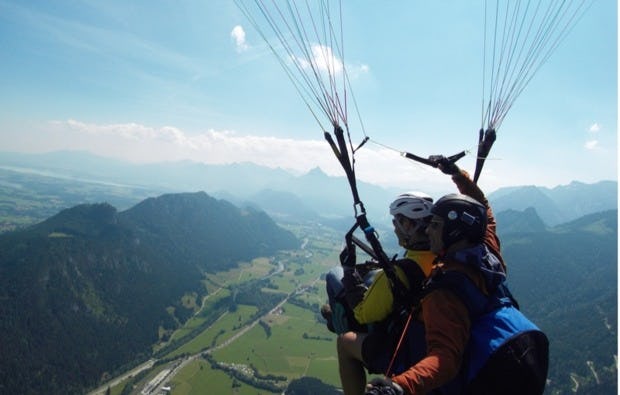 Tandemflug Marktoberdorf - Gleitschirm fliegen