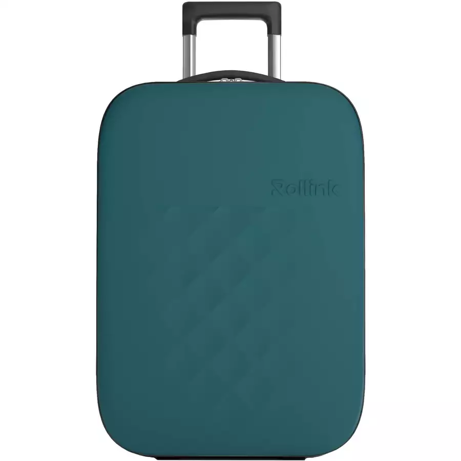 Rollink Vega II - faltbarer 2-Rollen-Kabinentrolley 55 cm deep lagoon