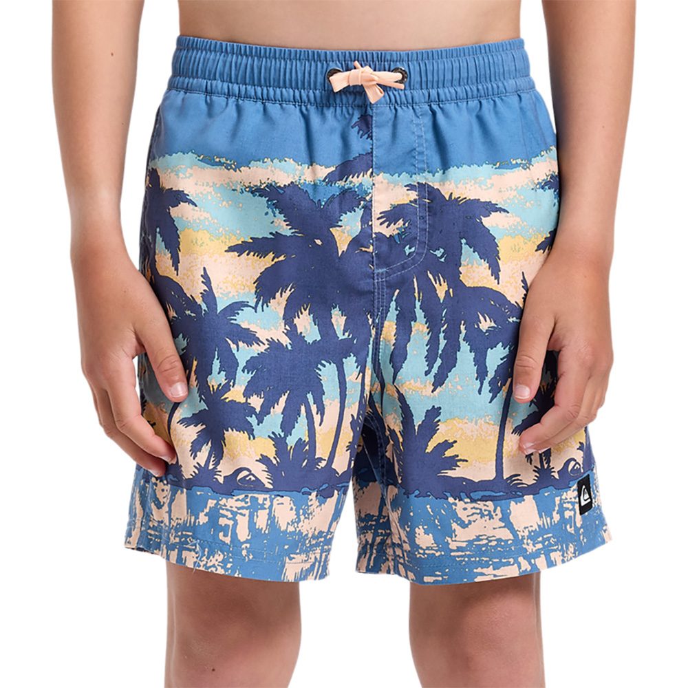 Quiksilver Everyday Straight Volley Badeshorts Jungen coronet blue tropicamo