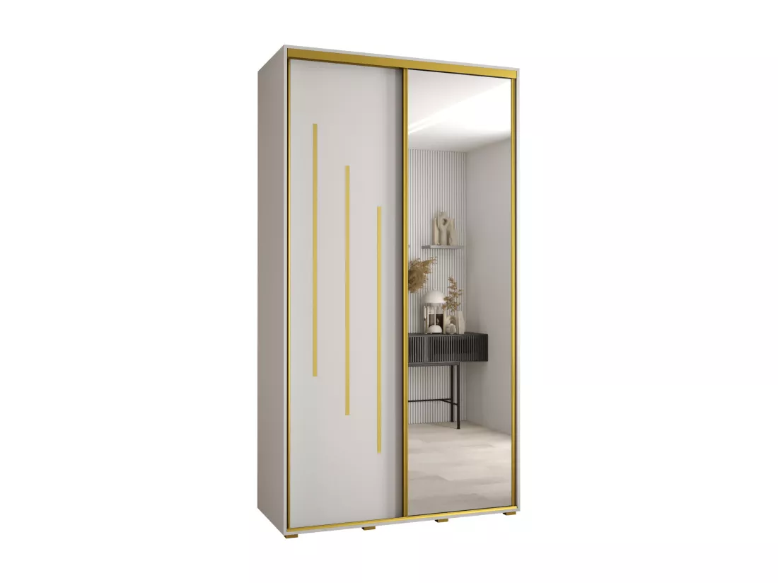 ARMOIRE DAVOS 9 À PORTES COULISSANTES 235,2/140/60 2 portes