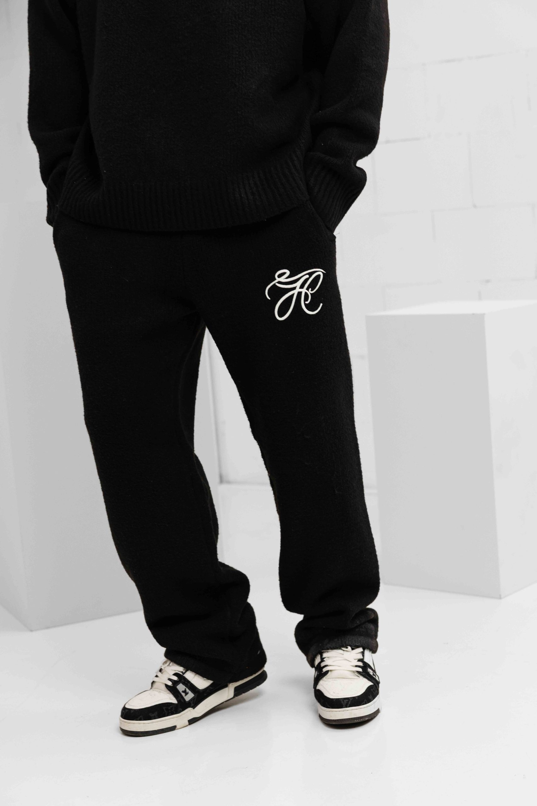 Jorcustom Signature Knit Trainigspak Heren Zwart