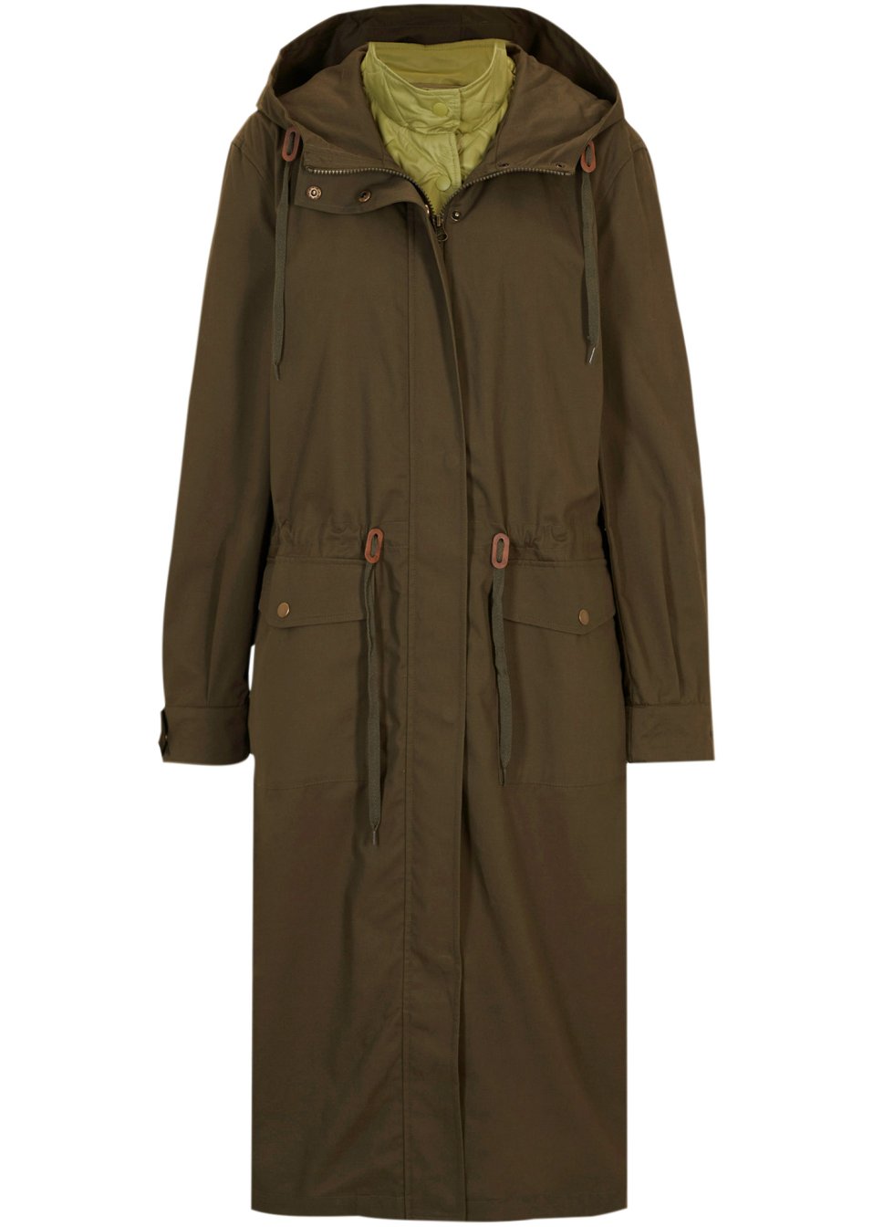 Parka mi-saison 3 en 1 avec gilet sans manches matelassé léger